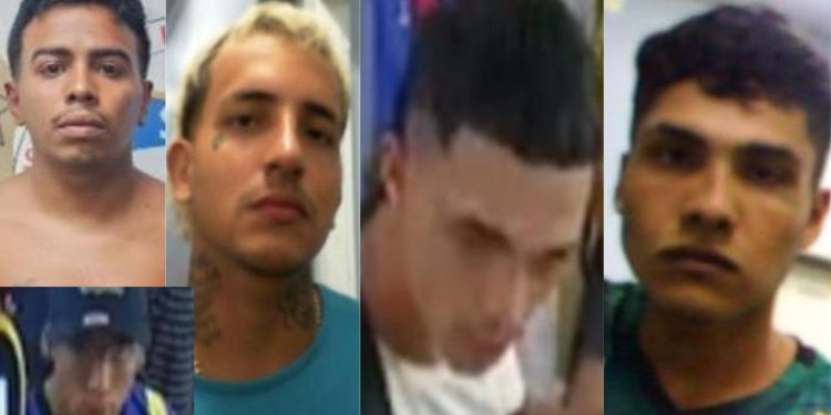 Cinco homens são procurados pela polícia por assaltos a coletivos e rotas de Manaus