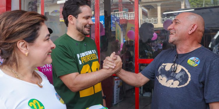 Capitão Alberto Neto e Maria do Carmo agitam zona Oeste com a ‘Caminhada das Mulheres