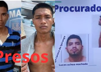 Leandro de Oliveira, 21 anos, e Adriano Silva Marques, 24 anos, suspeitos no assassinato de Gabriel Ravi. Presa.