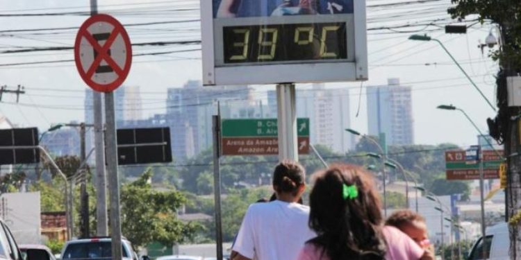 Manaus chega a 39º C e bate recorde de dia mais quente do ano