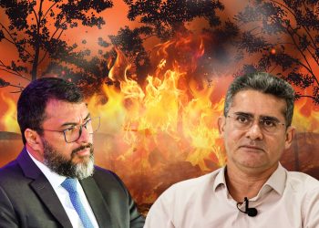 A terra vai acabar em fogo e a campanha em Manaus na bala