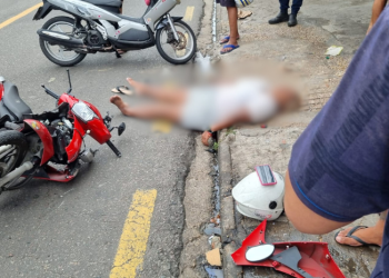 Morre idosa atropelada por motociclista no bairro Compensa