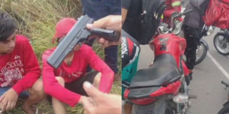 Com arma de brinquedo, dupla tenta assaltar no Mauazinho e se dá mal
