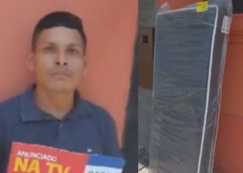 Conhecido pela bandidagem no Centro de Manaus é preso após furtar colchão de loja