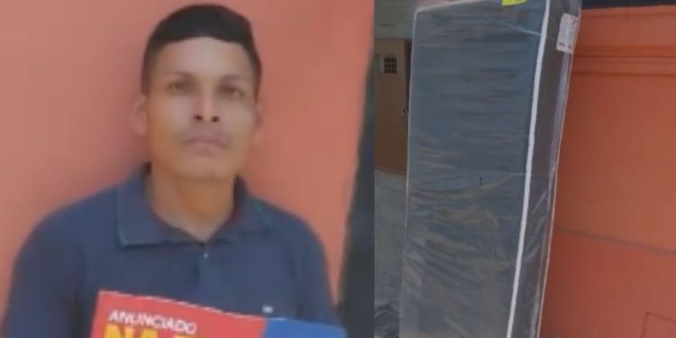 Conhecido pela bandidagem no Centro de Manaus é preso após furtar colchão de loja