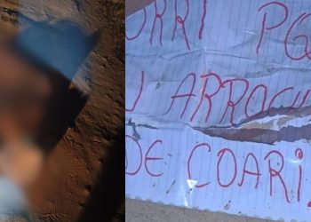 Fotos mostram como foi encontrado o homem acusado de ser 'arrochador de Coari'