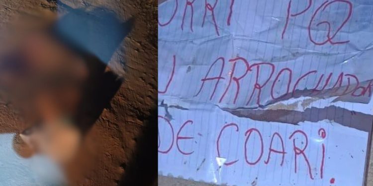 Fotos mostram como foi encontrado o homem acusado de ser 'arrochador de Coari'