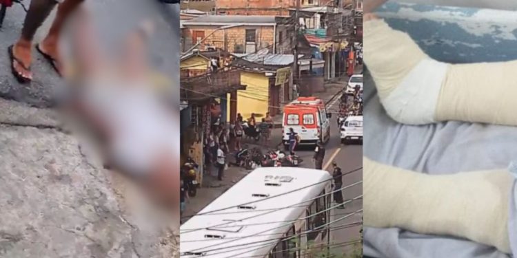 Vídeo mostra idosa agonizando após ser atropelada por mototaxista na Compensa