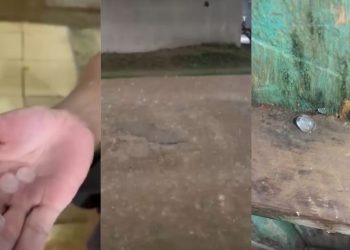 Chuva de granizo é registrada no interior do Amazonas e manauaras reagem: 'que inveja'