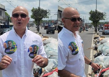 Coronel Menezes denuncia lixeira a céu aberto no Jorge Teixeira