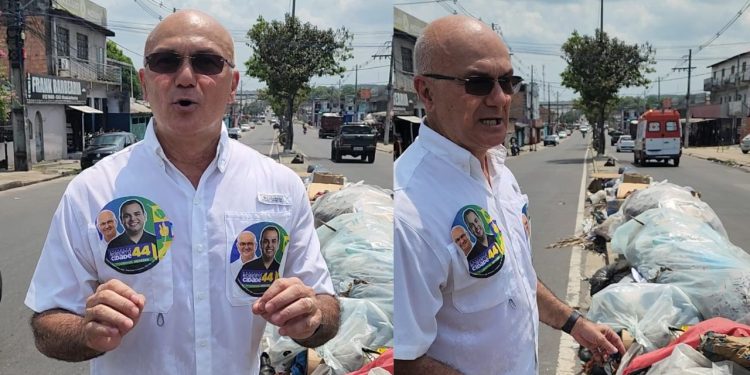 Coronel Menezes denuncia lixeira a céu aberto no Jorge Teixeira