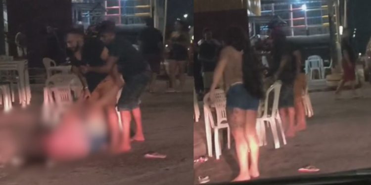 Vídeo revoltante mostra mulher levando socos e chutes de homem na zona leste de Manaus