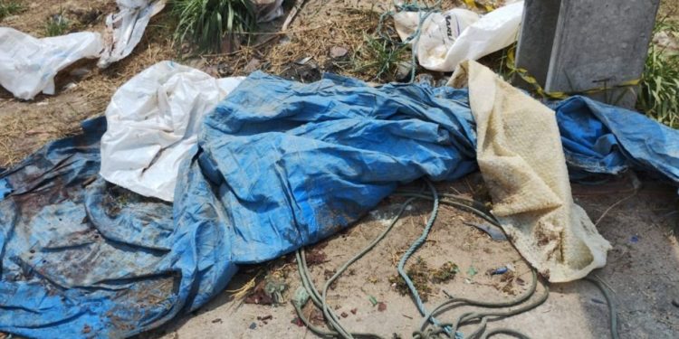 Carro misterioso joga corpo esquartejado próximo da Avenida das Flores