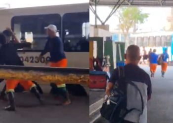 Gari acaba esfaqueado na perna ao reagir a assalto dentro do T3