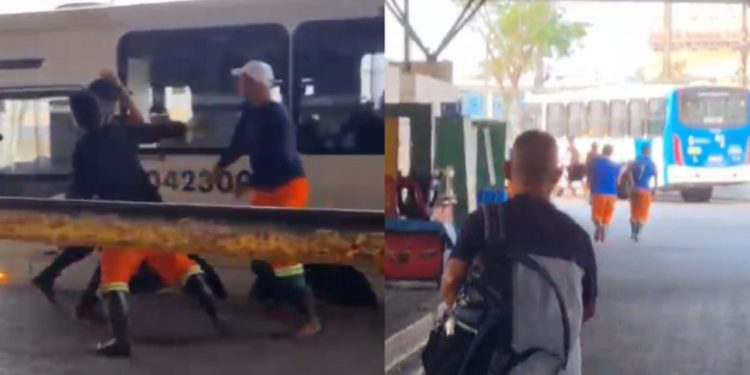 Gari acaba esfaqueado na perna ao reagir a assalto dentro do T3