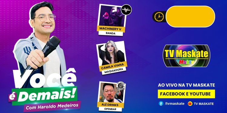 Maquiagem de Halloween, Rock com Machinery V e Drinks Especiais no Você é Demais.