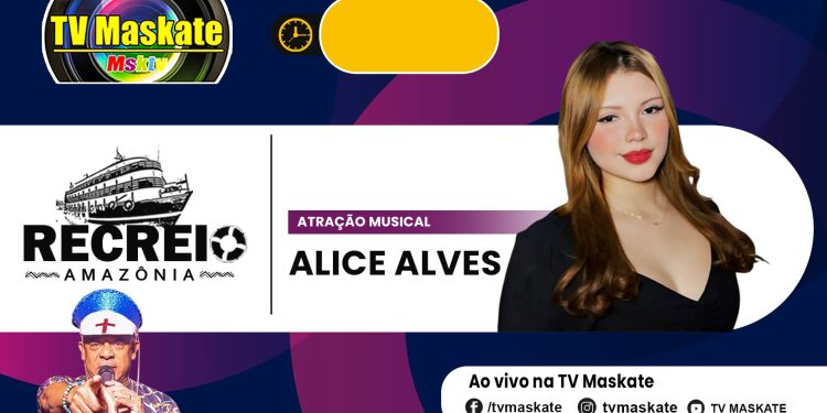 Alice Alves no Recreio na Amazônia.