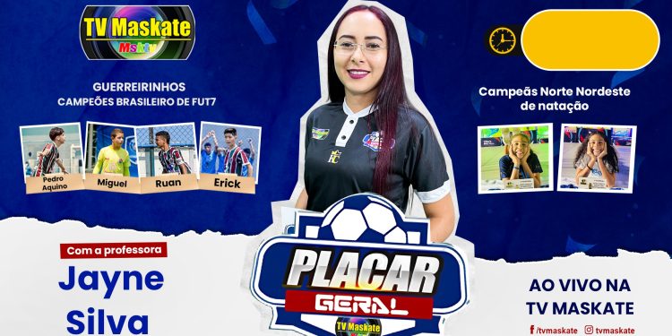 Campeões das modalidades do Futebol e Natação no Placar Geral 