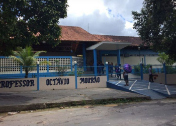 Motociclista atropela criança na frente de escola no bairro Santa Etelvina