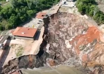 Porto da Terra Preta desaba nesta segunda-feira em Manacapuru