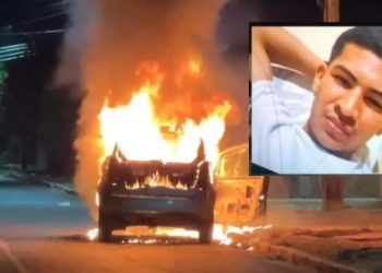 Bêbado, motorista mata motoqueiro e tem carro incendiado pela população no AM