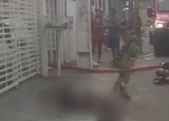 Vídeo: Bêbado, homem ateia fogo em apartamento no Japiim e vai preso