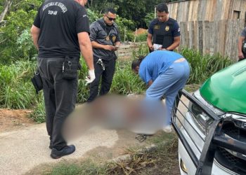 Corpo de homem amarrado e com marcas de tiro é ‘desovado’ no bairro Cidade Nova