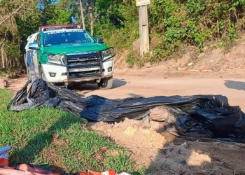 Com pés e mãos amarrados, homem é encontrado morto em ramal no Lago Azul  