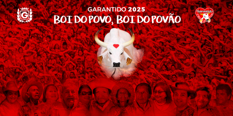Garantido 2025 anuncia tema ‘Boi do Povo, Boi do Povão’ para o 58º Festival de Parintins