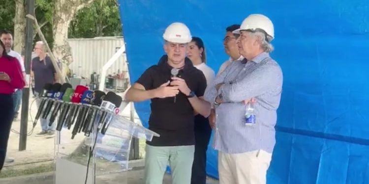 Prefeito visita parque Encontro das Águas Rosa Almeida