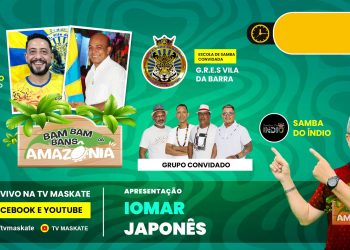 G.R.E.S Vila da Barra e o Grupo Samba do Índio fazem a festa no Bambambans da Amazônia