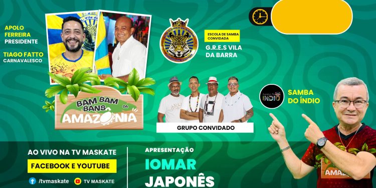 G.R.E.S Vila da Barra e o Grupo Samba do Índio fazem a festa no Bambambans da Amazônia