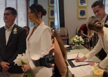 Prefeito David Almeida oficializa união com Izabelle Fontenele em Manaus