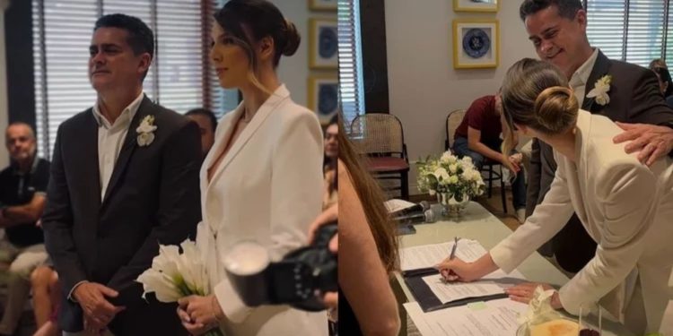 Prefeito David Almeida oficializa união com Izabelle Fontenele em Manaus