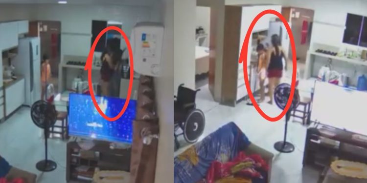 Vídeo mostra crianças sendo brutalmente agredidas pela madrasta no interior do Amazonas