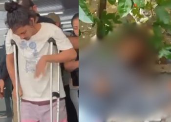 Vídeo: Pistoleiros são presos por matarem rapaz com 16 tiros no Jorge Teixeira