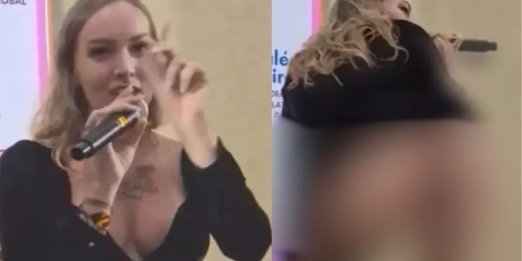 Palestrante canta funk e mostra a bund4 em universidade: ‘educando com o c*’