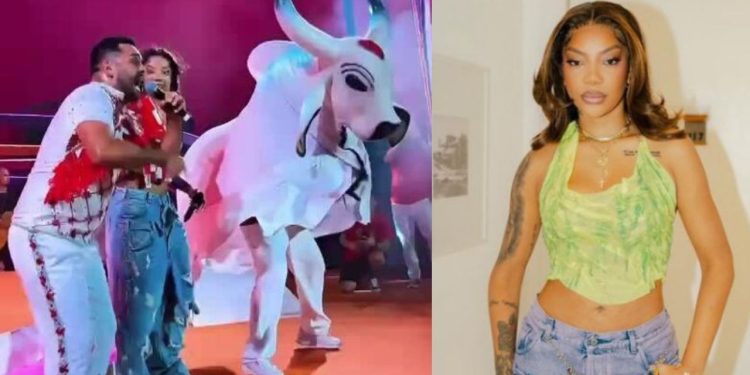 Ludmilla se retrata após usar Boi Garantido “fake” em show na Arena da Amazônia