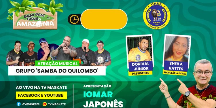 Ao vivoGrupo Samba do Quilombo no BamBamBans da Amazônia Ao vivo