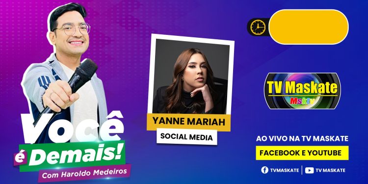 Social Media Yanne Maria no Você é Demais