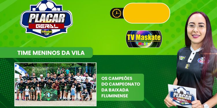 O time campeão Meninos da Vila no Placar Geral