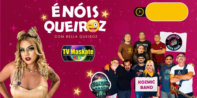 Kozmic Band e Equalize Rock Band no É Nós Queiroz