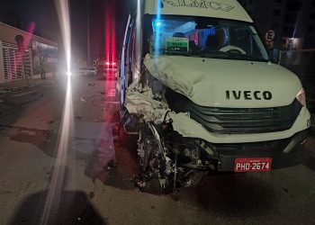 Motociclista é arremessado e m0rr3 após colisão com micro-ônibus no Santo Agostinho 