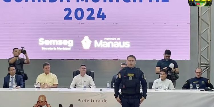 Formatura do curso de formação da Guarda Municipal