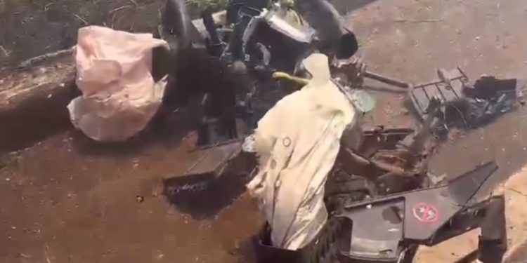 Tragédia na BR-174: caminhonete pega fogo após colisão com caminhão e deixa  uma vítima fatal