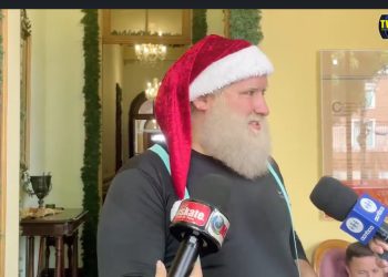 Encontro de Papais Noéis no Centro Cultural Palácio da Justiça