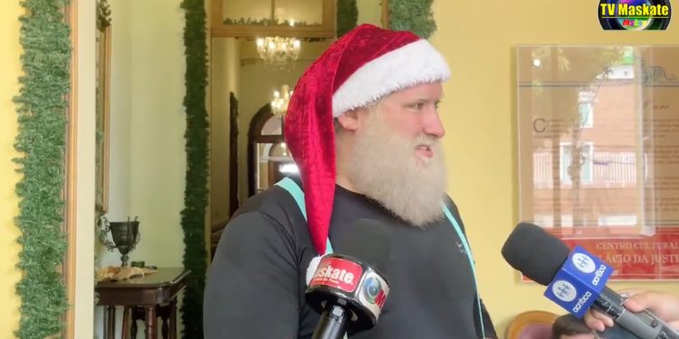 Encontro de Papais Noéis no Centro Cultural Palácio da Justiça