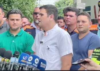 Anúncio do início da intervenção estrutural na avenida Mário Ypiranga