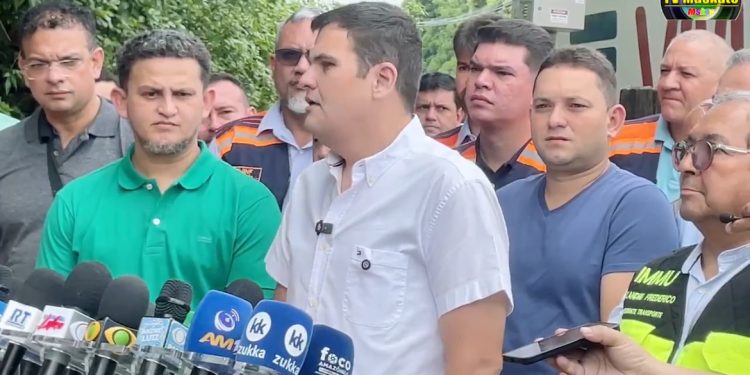 Anúncio do início da intervenção estrutural na avenida Mário Ypiranga