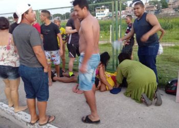 Motociclista é atingido no pescoço por linha de cerol no Novo Aleixo
